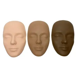 Acensores 3D FACE COMPLETA Melhor prática de prática de silicone para artistas de maquiagem permanente