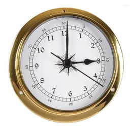 Wall Clocks LUDA Mounted Tester Copper Shell Marine For Weather Station Hanging Boat Using