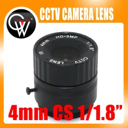 Фильтры 3MP 4 мм CS Lens 1/2 "HD CCTV -камера объектив 78 градусов 3MP IR -объектива для камеры безопасности для HD IP AHD HDCVI SDI CAMERAS CS MORT