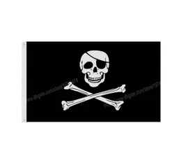 Crossbone Skull Pirates Flag 90 x 150cm 3 5ft filmes de desenho animado Banner personalizado Brommas de metal de metal interno e externo podem ser 38558887