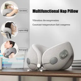 Massager Memory Foam Memory Massage Cuscino portatile Portante Ergonomico Travel Neck Guard Nap Decompressione Ushaped Sleeping Foro