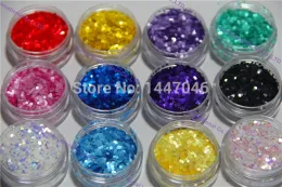 Glitzer TCT156 Hexagon Pearlescent Color 1,5 mm lösungsmittelfestes Glitzer -Pailletten für Nagelkunst Design Nagelgel Polnisch Make -up -Handbuch DIY