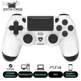 Game Controllers Joysticks DATA FROG Bluetooth-Compatible Game Controller for Wireless Gamepad For PC Dual Vibration Joystick For IOS/Android d240424