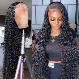 Perucas brasileiras de onda profunda renda frontal cabelos humanos perucas hd 13x4 lace frontal Human Human Wigs para mulheres negras Wave Deep Wave Lace Frontal Wigs