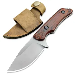 Hidden Canyon Hunter 15017 Blade Blade Full Tang Tang Outdoor Tactical Camping Wooden Handle Hunting Sknife