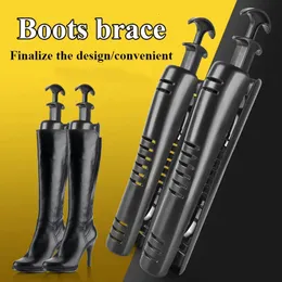 1pc Knee High Boots Stand Holder Black Womens Boot Shoe Tree Stretcher 30cm Shoes Shaper Supporter Organizer Storage Hanger 240419