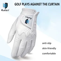 Guanti guanti da golf Caiton, materiale ultrafibra, non tocco e indossare resistenti, muro, chiusura, chiusura conveniente