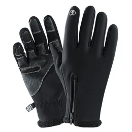 Gloves LOCLE Unisex Skiing Gloves AntiStatic Snowboard Skateboard Gloves Outdoor Sports Winter Windproof Touch Screen Warm Ski Gloves