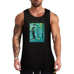 Tops da uomo Tops Green Forest Top Selling Products Fitness Sleeveless Muscle Fit Muscle Fit