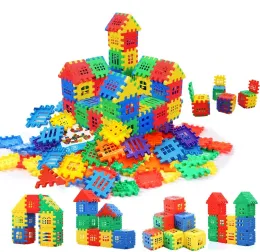 Blocks Building Blocks Set Toys For Children Boy Girl Preschool Educational Construction Kit Stacking Toddler Kids 3 4 5 6 7 8 Year Old