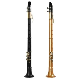 Saxofon Mini Alto Saxophone LittleSax F Key Copper Pocket Sax Musikinstrument med väska/vass