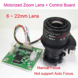 Filtros Módulo da placa de controle da lente motorizada + lente de zoom de 622 mm, foco manual de ajuste (não suportar foco automático) AFC01