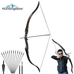 Darts Jagd Recurve Bogen professionelle Bogenschützen Bogen Rechte Hand 3050 lbs Metall Riser Training Schießen im Freien Down Bow