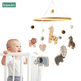 Baby Mobiles Spielzeug geboren Krippenbett Holz Bell Ins schöne süße Multi-Modelle Anhänger Rasseln Karussellketten Kinder Geschenk 240418