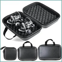 Accessori per la pesca Tackle Storage Borse Waterproof Taster Case di protezione della pesca Casto di robine per shock -shock Box per 12 bobine da pesca