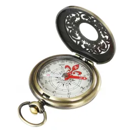 Compass Vintage Bronze Pocket Compass Retro Pocket Watch Compass Compass Outdoor Tool Retro Outdoor Peliging Navigation Compass Kid Gift