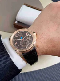 Quadri che funzionano orologi automatici Carter 18k in oro rosa meccanico wens orologio 42 mm w 7 1 0