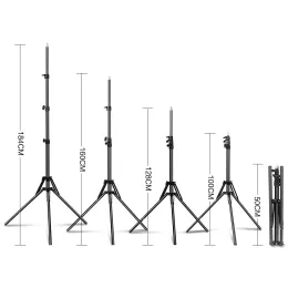 Tripodlar ters ters kat 72 inç 184cm Fotoğraf Katlanabilir Işık Standlar Tripod Ring Işık Reftors Softboxs Şemsiye Arka Plan