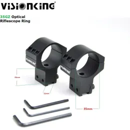 Scopes Visionking High Quality Optical Sight Bracket Rifle Scope Rings 35mm Mount Tactical Hunting 11 mm Dovetail High Rings Mount