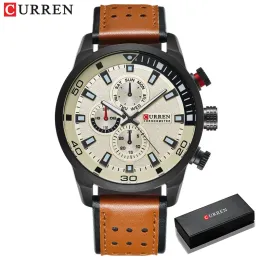 Watches 2017 Curren Watch Watch Men Brand Men's Quartzwatch Clock Clock Men Watch Watches Relogio Maschulino Reloj Hombre