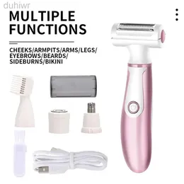 Epilator 4 in 1 Women Body Hair Removal Women Shaver Underarm Hair Leg Hair Pubic Hair Sensitive Area Hair Razor Trimmer Women Epilator d240424