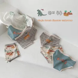 İç çamaşırı 3pieces/paketi boyes üçgen külot bebek çocuk boksör çocukları pamuk külotlu sevimli çizgi film pantoles panties yeni