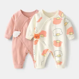 Siemi unico Lawadka 2Pairs/Set 06M NHASBOR BABY Girl Boy Rompers Cotton morbido per bambini con abiti autunnali primaverili per ragazzi ragazzi