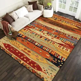 Carpets Indoor Carpet Floor Mats Outdoor Waterproof Rugs European Style Unique Rug Retro Design Tapete Sala Living Room Decoration