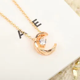Ny toppkvalitet Channeljewelry Designer Sailormoon Pendant Neckor for Women S925 Sterling Silver Luxury 18k Gold Rings Classic Fashion Earring Wedding Present