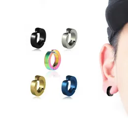 Kolczyki mężczyźni Kobiety Clipon Fałszywe kolczyki bez przebitych nonkurcing Earcuff Ear Clip Kolczyki bez przeszywania ulicznego pop -punkowego biżuteria