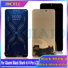 TELAS TESTE 100% Teste 6.67 "Exibição incell para Xiaomi Black Shark 4 LCD Screen Touch Digitizer Assembly para Xiaomi Black Shark 4 Pro Display