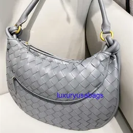 Designer Small/Medium Gemelli Bag BotegaVeneta Small/Medium Intrecciato Leather Shoulder Bag Tubular Detachable Handle Additional Half-moon Zipped Handle N1MC