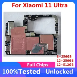 Antenna per Xiaomi Mi 11 Ultra Originale Sbloccato Mainboard Schermo Full Chips 256GB 512 GB per Xiaomi Mi 11 Ultra Logic Board