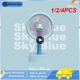 Outros aparelhos 1/2/4 Durável portátil mini fã portátil e fã de alta qualidade Mini Electric Fan Sturdy and Durable J240423