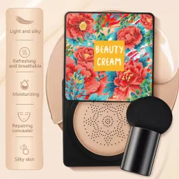 Kremowe grzybowe powietrze Air Cushion CC Cream Foundation BB Cream Face Concoreer Antiblue Light Hold Makeup Matte Izolacja nawilżanie