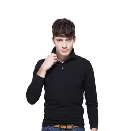 Marca francese coccodrillo camicia da uomo primaverile Autumn Business Leisure Cotton Sliet Ricolata Maglietta da uomo a maniche lunghe