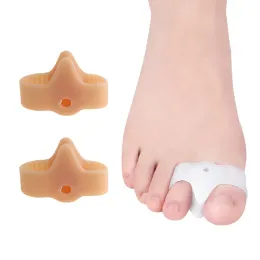 Behandlung 2pcs = 1Pair Silicon Toe Spreader Separator Bunion Hallux Valgus Korrektor Daumenfinger Korrektur Richtlinienfußpflegewerkzeug