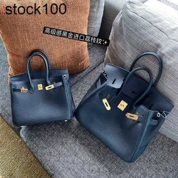 Platinum Handbag 2024 Litchi Pattern Bag Women's Fashion Headcoat Cowhide One Spalla Handhed Hand Hand Hand Hand Mucine Leather