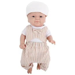 Dolls IVITA WB1512CT 36cm Full Body Silicone Reborn Boy Baby Doll with Magnet Pacifier Soft Baby Dolls for Children Christmas Toys