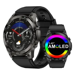 Zegarki 2023 Luksusowe nowe mężczyzn Smart Watch 1.43 '' 466*466 AMOLED 400 mAh Smartwatch NFC Bluetooth Telefon