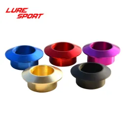 Accessori LURESORT 8pcs Anello tappo in alluminio per sedile fuji sedile cck vento che controlla la canna da pesca costruzione di riparazione biergole