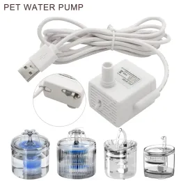 Fornece a bomba de água Pet Cat Water Fonte Antidry Substituição do motor de queima para flores de gato bebendo tigela Distintante de água Produtos para animais de estimação