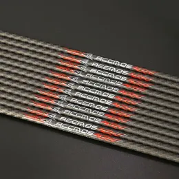 Arrow 612pc 3K Weave 100% Pure Carbon Arrow Tubes Spine 200 250 300 350 400 500 Kolpilar för bågskytte DIY -jaktskytte