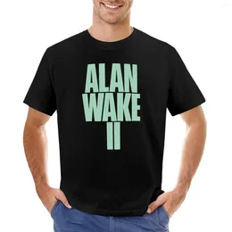 Herren Polos Alan Wake 2 T-Shirt Übergroße Bluse Animal Prinfor Jungen Schnelltrocknen Schwergewichts-T-Shirts für Männer