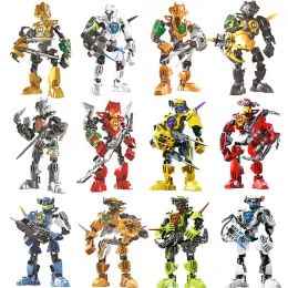 Blocks Hero Factory Star Warrior Bionicle Builds Building Belo Evo Combined Robot Mech Model Bricks Toys dla dzieci Prezenty Bożego Narodzenia