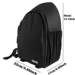 Acessórios para bolsas de câmera Backpack de capa de capa de câmera à prova d'água para Nikon D3500 D7500 Canon EOS R10 R7 R RP R6 R5 A7 IV III II A9 A7R