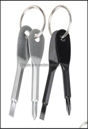 Pozi Driver Screwdrivers Tools Home Garden Keychain Bocket Mini Mini Set Ring Bear مع أداة المعلقات المحفوظة W8662832