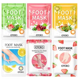 Piedi da 410 pairini Maschera esfoliante Calzino a pedicure idratante Focks Rimuovi la pelle di pelle morta per la pelle Anti Crack Spa Patch