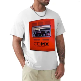 Polos da uomo la Catrina Viaja en Metro CDMX 2151 T-shirt estivo Top Animal Prinfor Boys Boys Plain Thirts Men