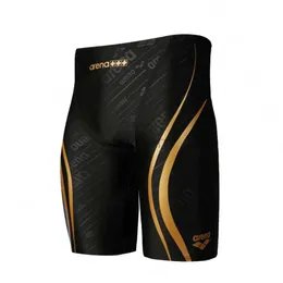 Męskie męskie męskie drukowanie Jammers Trening Atletyczny kostium kąpielowy Kącik Kąpiec Trwały trening Swimming Shorts UPF 50 Surfing Nurki D240424